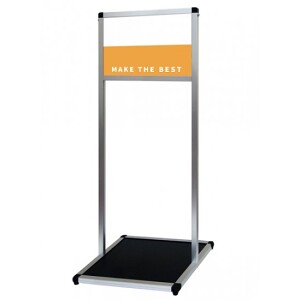 バリウスメッセージスタンド アルミ複合板 A3横 シルバー (VAMSAP-A3Y)