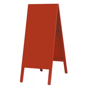 木製A型案内板 カラー:赤 (WA450R)